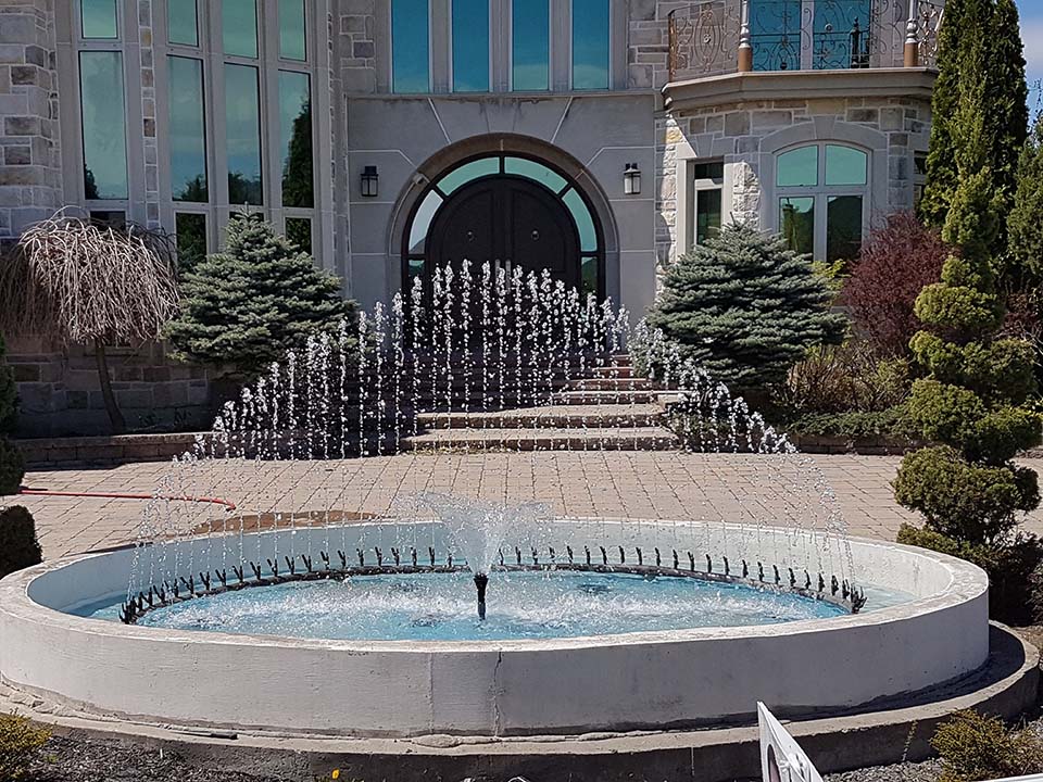 Fontaine Klen par Irrigation Pro-Tech Lanaudière